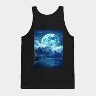 full moon night Tank Top